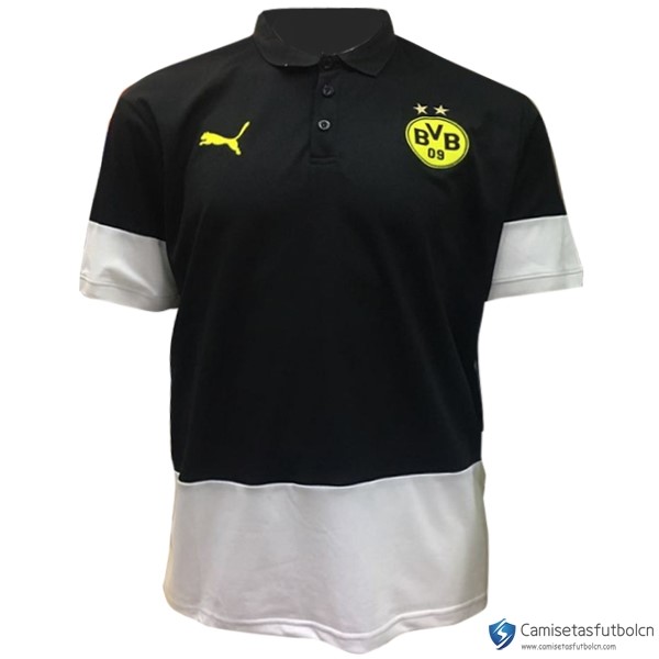 Polo Borussia Dortmund 2017-18 Negro Blanco